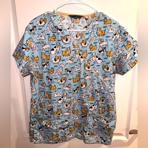 Veterinary scrub top